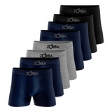 Kit 8 Cueca Boxer Zorba Algodão Masculina Box Sem Costura781