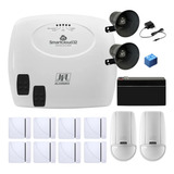 Kit Alarme Wifi Jfl 2 Sensores Pet Sf E 8 Magnéticos Sf