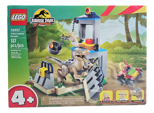 Lego Jurassic World Escape Del Velociraptor 