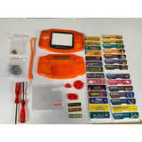 Carcasa, Accesorios Para Game Boy Advance Color Naranja 
