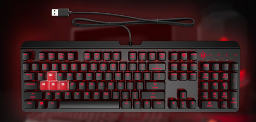 Teclado Omen Encoder Gamer Retroiluminado - Sellado