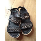 Sandalias Nena Con Plataforma Talle 33,5