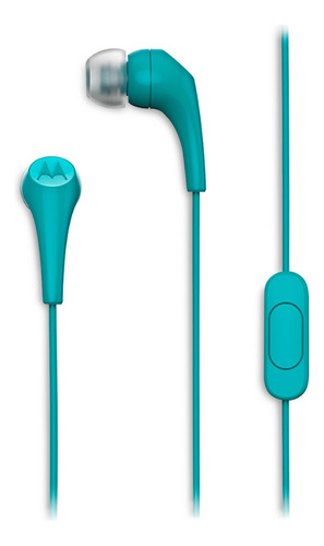 Audífonos Earbuds 2s Motorola Color Turquesa