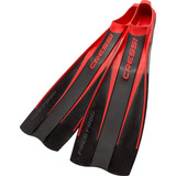 Aletas Cressi Free Frog  Apnea Y Buceo Talla 43/44 Black/red