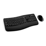 Combo Ergonómico Microsoft 5050 Inalámbrico Multimedia Con Ñ