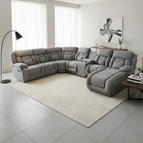 Sala Modular Esquinera Con Un Reclinable Mod. Hermes | MercadoLibre