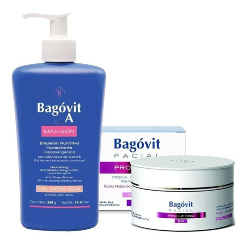 Combo Bagovit Piel Seca Pro Lifting Y Emulsion