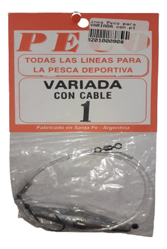 Linea Peco Para Variada Con Plomo Nro. 1