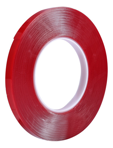 Cinta Adhesiva De Doble Cara Para Manicura, 10 M, Color Rojo