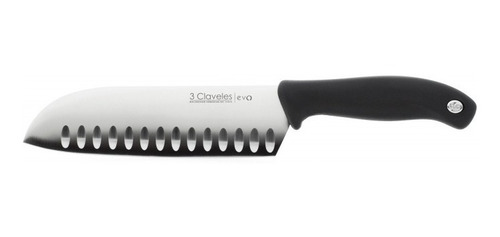 Cuchillo Santoku Alveolado 18cm Acero 3 Claveles Evo Chef