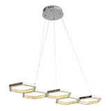 Pendente Led Colmeia 3000k 54w 90cm Bella - Dw001