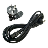 Cable Power Interlock 220v 3 Patas Para Pc Monitor Fuente !!