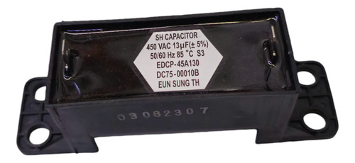 Capacitor De Motor De Lavarropas Samsung Wa80f5s4u Wa70f5s4u