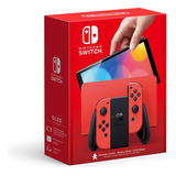 Nintendo Switch Oled 64gb Vermelho Edição Mario Pronta Entrega
