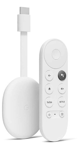 Google Chromecast With Google Tv De Voz 4k 8gb Snow 2gb Ram