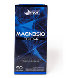 Triple Magnesio: Citrato +treonato + Bisglicinato 90 Cap Fnl