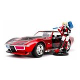 Auto Colección Chevy Corvette Stingray 1:24 + Harley Quinn