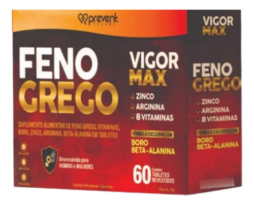 Feno Grego Suplemento Alimentar C/ Boro Beta-alanina Prevent