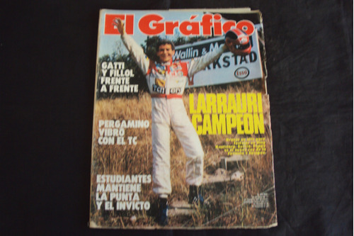 Revista El Grafico # 3279 - Tapa Larrauri Campeon