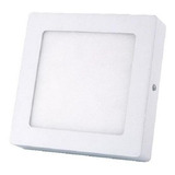 Panel Led Cuad 18w 6500k Sobrepuesto Blanco D22,5cm Gen3 Bp