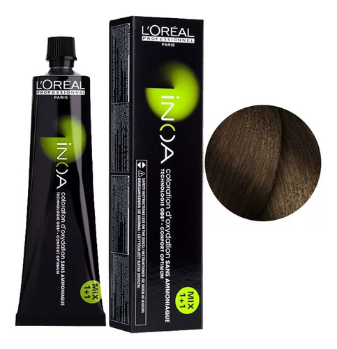 Tinte Loreal Inoa 7.0 Rubio - g a $523