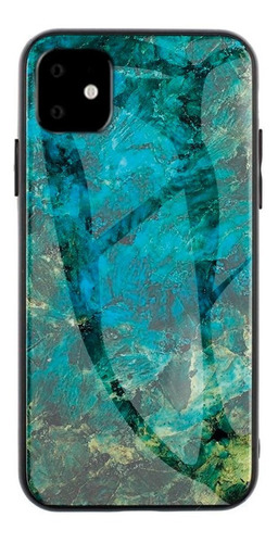Funda  Case Cristal Templado Mármol Para iPhone 11 Pro Max