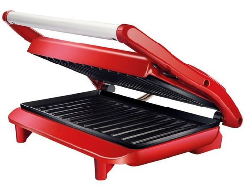 Grill E Sanduicheira Panini Pgr155 Antiaderente Lenoxx 220v Cor Vermelho