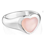 Anillo Plata 925 Piedra Rosa Tous Talla 17