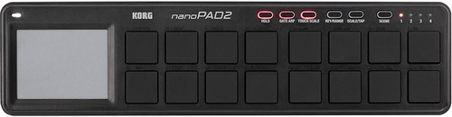 Korg Nanopad 2 Controlador Midi Usb De 16 Pads + Touchpad