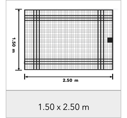 Portón Una Hoja (1.50 X 2.50 M)