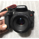 Camara Semi Profesional Canon T7i  + Lente 50 Mm