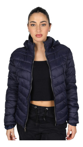 Campera Abrigo Dama Imper Cap. Desmontable Talles Especiales