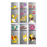 Vinilos Decorativos Para Neveras Los Simpsons