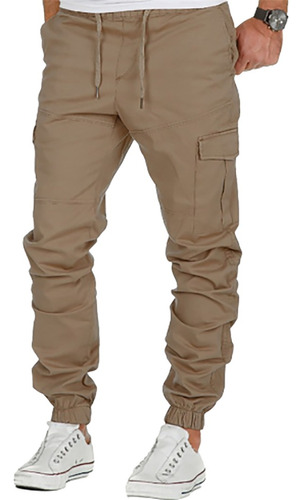 Mycity® Pantalón Jogger Cargo Jeans Para Hombre Casual