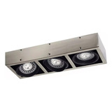 Aplique Plafon Box Cardanico Ar111 3 Luces Lamparas Led 36w