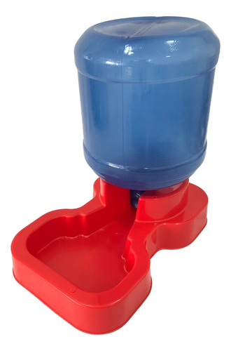 Bebedouro Automático Para Pet Cachorro Gato 10 Litros Galão Cor Bebedouro Vermelho