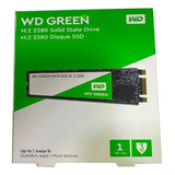  Disco Sólido Ssd Western Digital Green Wds1tb2g0b Verde 1tb