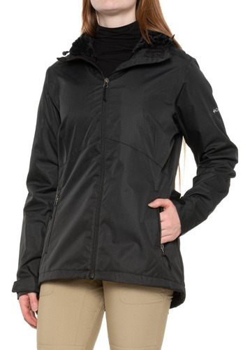 Exclusiva Chaqueta Impermeable Columbia Modelo Rainie Falls Interior Forro Peludo Térmico Original Waterproof Medidas En La Descripción