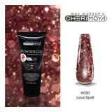 Polygel 50 Ml Con Glitter Cherimoya Color 30 Love Spell