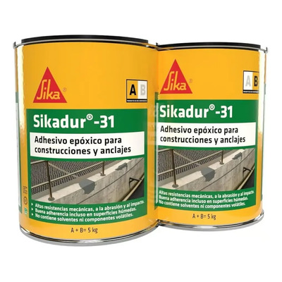 Epoxico Exterior Sika Sikadur 31 Para Acero Color Ámbar Acabado Brillante | Envío gratis