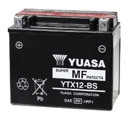 Bateria Yuasa Ytx12 Bs La Cuadra Motos 