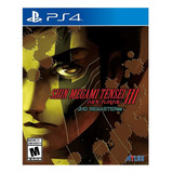 Shin Megami Tensei Iii Nocturne Hd Remaster  Standard Edition Sega Ps4 Físico