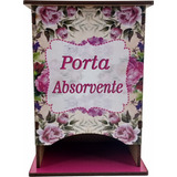 Dispenser Para Absorventes Porta Absorvente Tema Flores