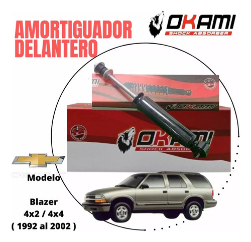 Amortiguadores Delanteros Chevrolet Blazer 4x2 4x4 (1992-02) Foto 2