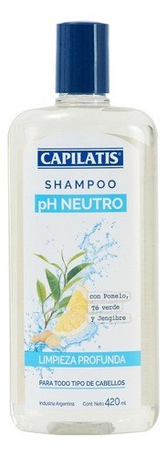 Shampoo Limpieza Profunda Capilatis Ph Neutro X 420 Ml