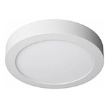 Pack X4 Spot Panel Led Aplicar Techo 12w Circular Luz Fria