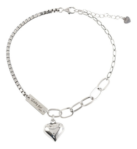 Pulsera Amor Plata 925 Con Corazones Ajustable Joyeria Fina