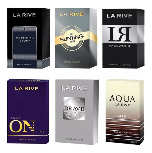 Kit Com 10 Perfumes La Rive + 10 Amostras 4 Ml - Original