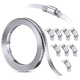 304 Stainless Steel Hose Clamp Assortment Kit Diy, Cut-...