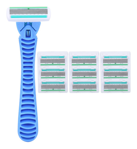 Cuchillo De Afeitar Manual Para Depilación, 10 Piezas, 6 Cap